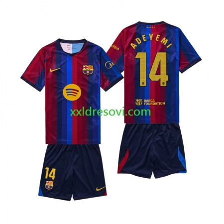 FC Barcelona Karim Adeyemi 14 Domaći Dječji Nogometni Dres 2026-2027